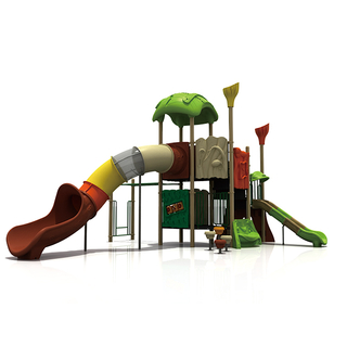Детский сад на открытом воздухе игровая площадка в лесу Пластиковое игровое оборудование для школы